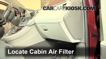 2011 Buick LaCrosse CX 2.4L 4 Cyl. Air Filter (Cabin) Check